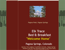 Tablet Screenshot of elktracebedandbreakfast.com